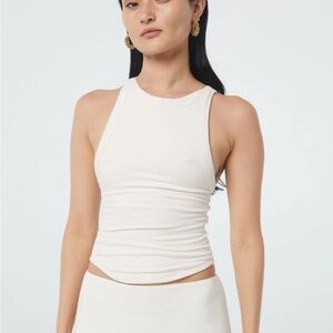 The line by k ximeno tank cream small